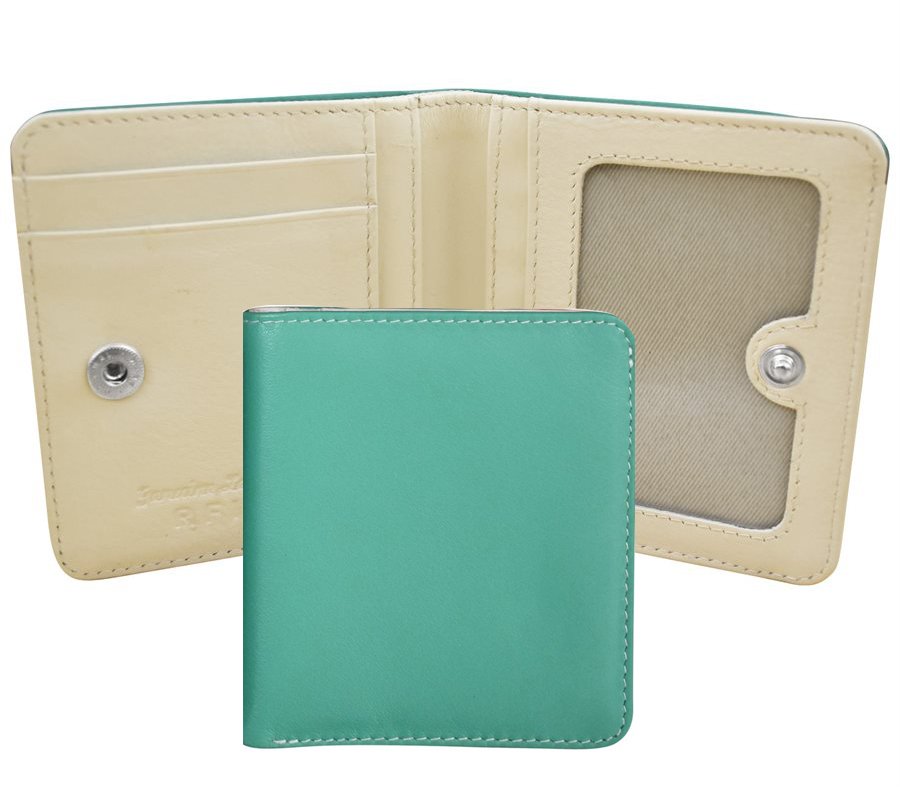woman's slim bi-fold wallet — MUSEUM OUTLETS