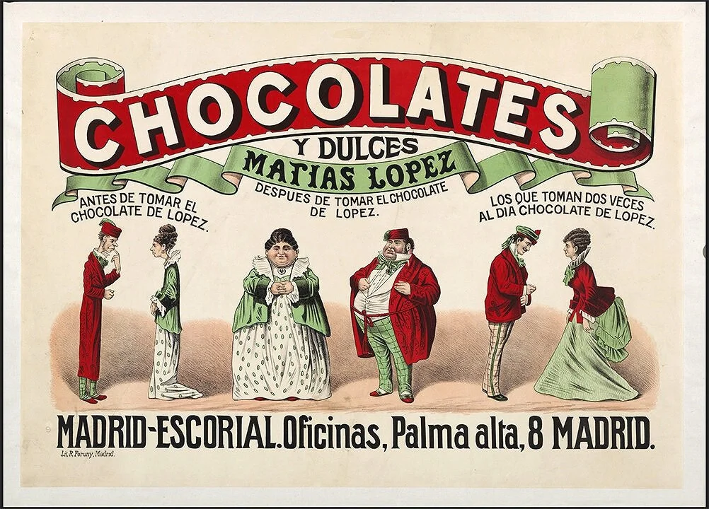 Chocolates Vintage Advertising Poster — MUSEUM OUTLETS