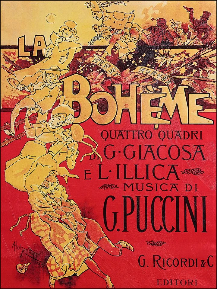 La Boheme 1965 ポスター　レトロ　ヴィンテージ映画ポスター La Boheme 1965 ポスター レトロ ヴィンテージ映画ポスター