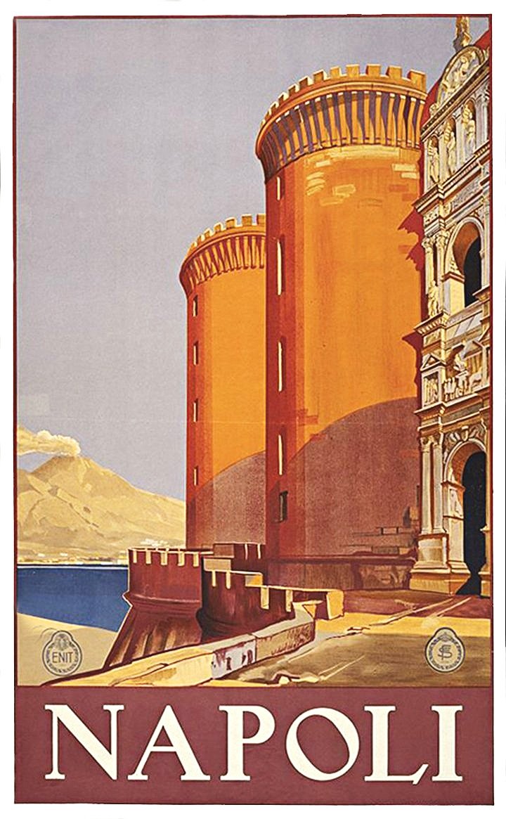 Naples Vintage Travel Poster — MUSEUM OUTLETS