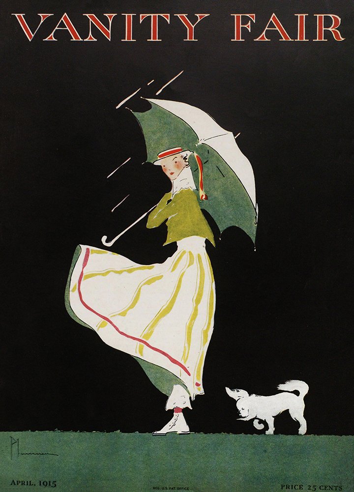 Vintage Vanity Fair Magazine Cover Poster April 1915 — MUSEUM OUTLETS