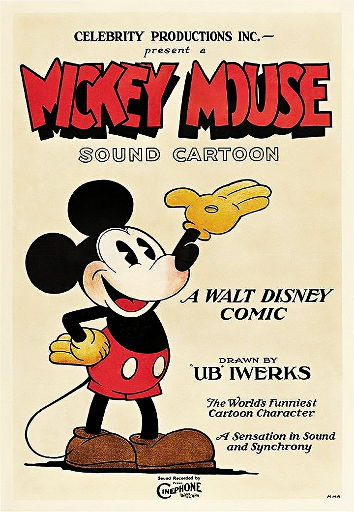Mickey Mouse Vintage Classic Movie Poster — MUSEUM OUTLETS