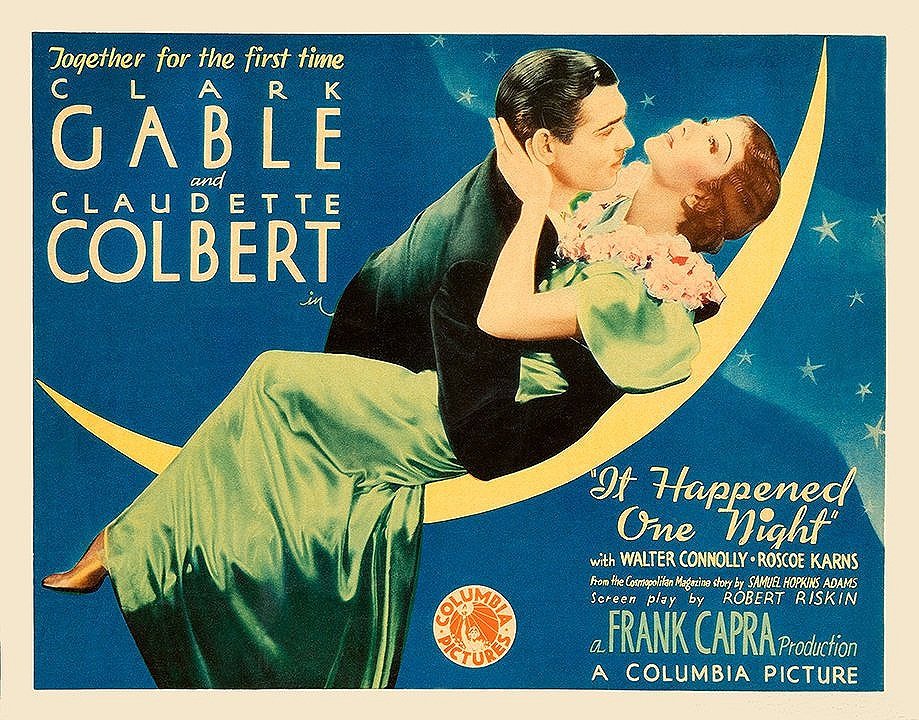 It Happened One Night Vintage Movie Poster — MUSEUM OUTLETS