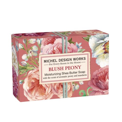 Michel Design Works Glass Candle, Blush Peony (831375