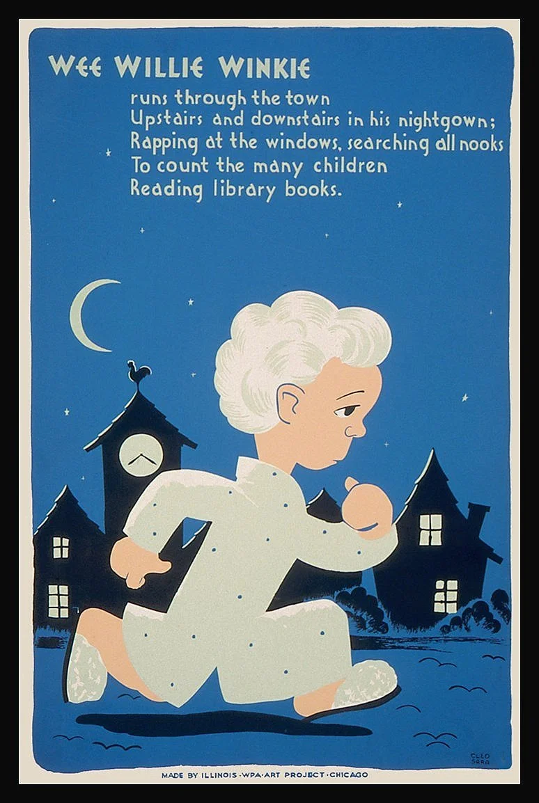 Wee Willie Winkie Vintage WPA Poster — MUSEUM OUTLETS