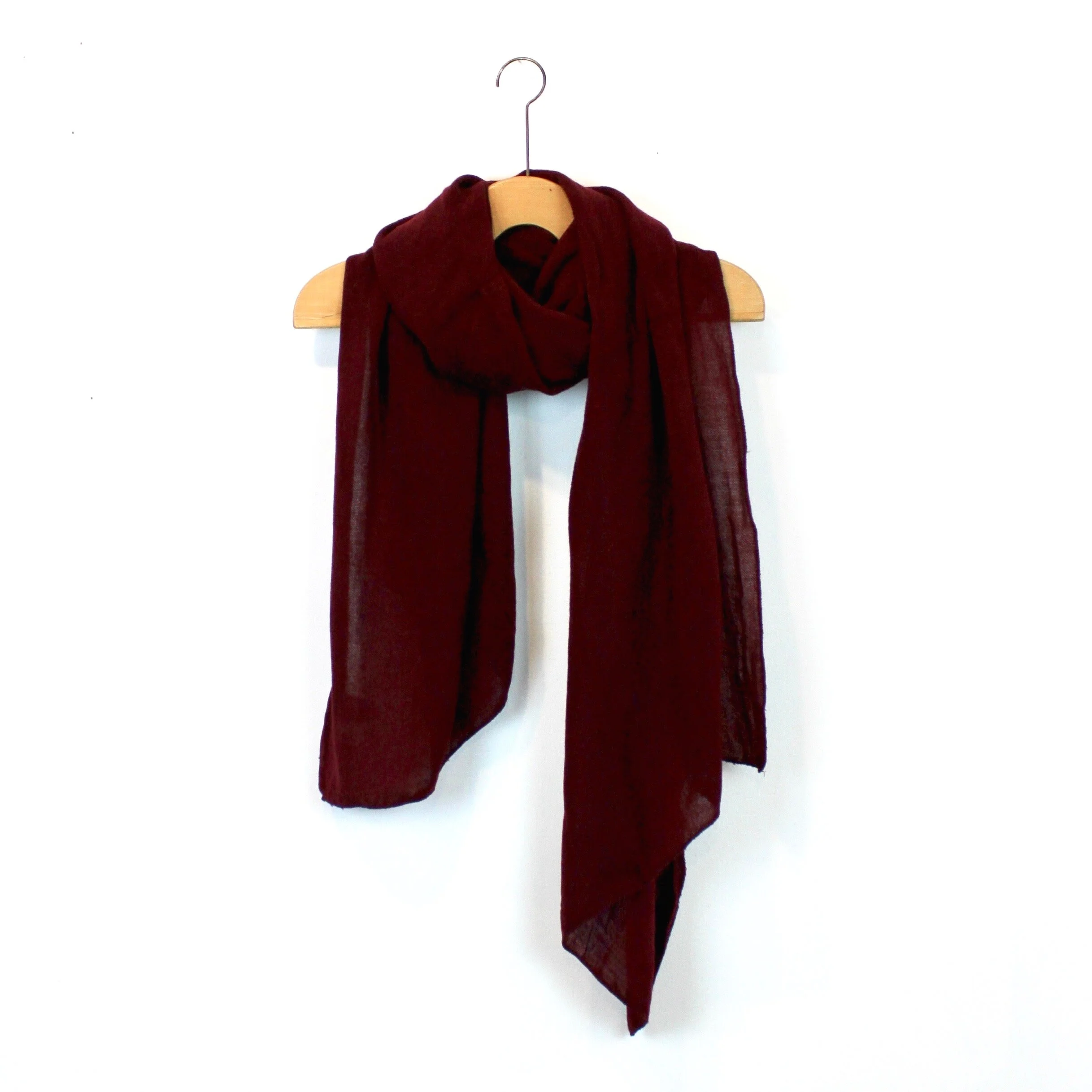 burgundy winter scarf
