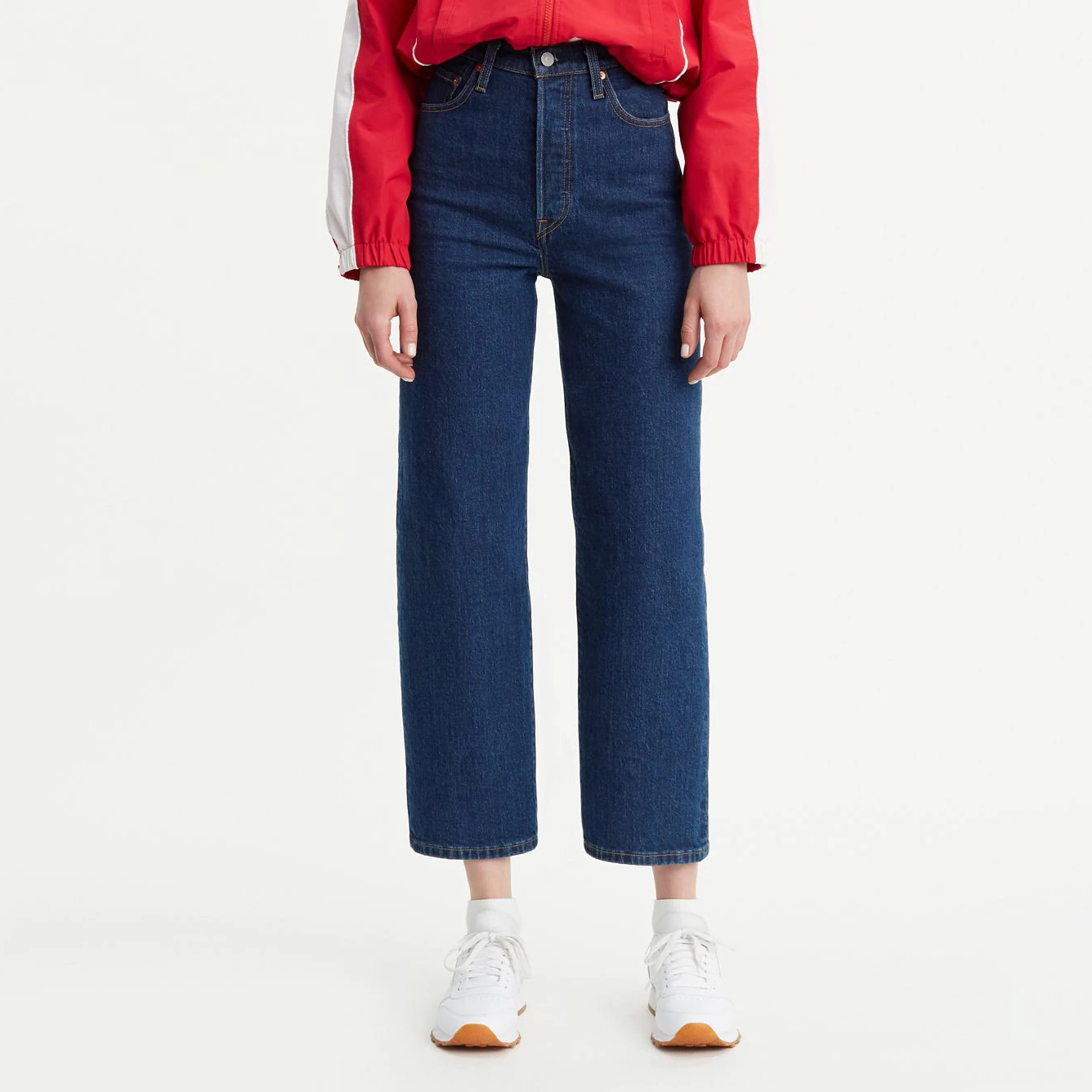levis rib cage straight ankle