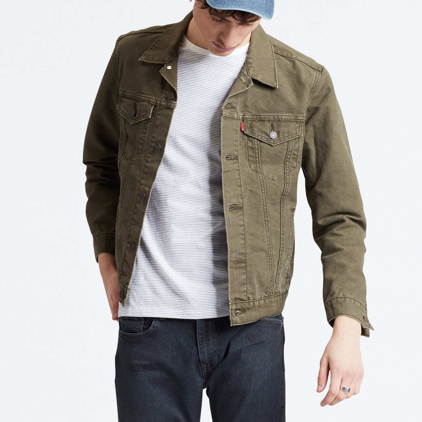 levis canvas trucker jacket