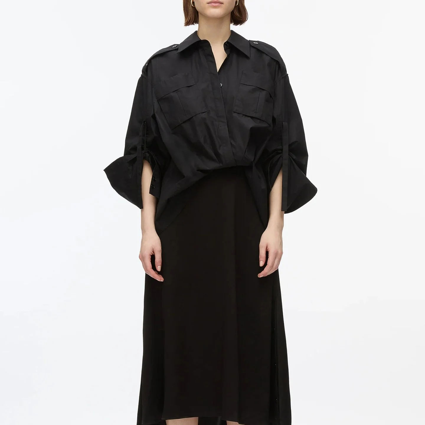 【3.1 Phillip Lim】Draped Shirt Combo Slip ワンピース Draped T-Shirt Slip Combo Dress – 3.1 Phillip Lim
