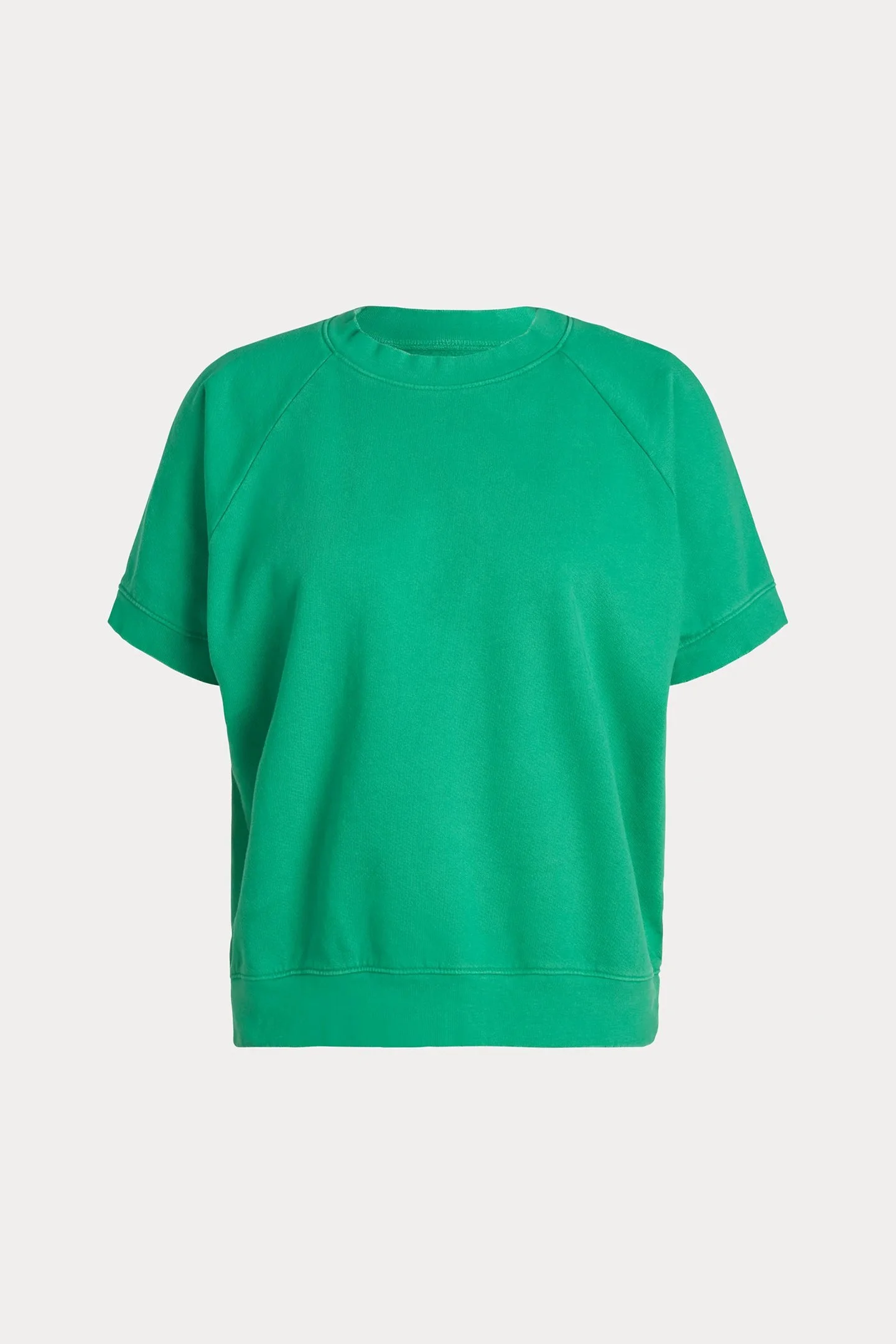 [GRAVER]★SLEEVE GREEN APPLE EMBROIDERY SMILE SWEATSHIRT VTG 90s Green Flower Embroidered Mom Style Sweatshirt