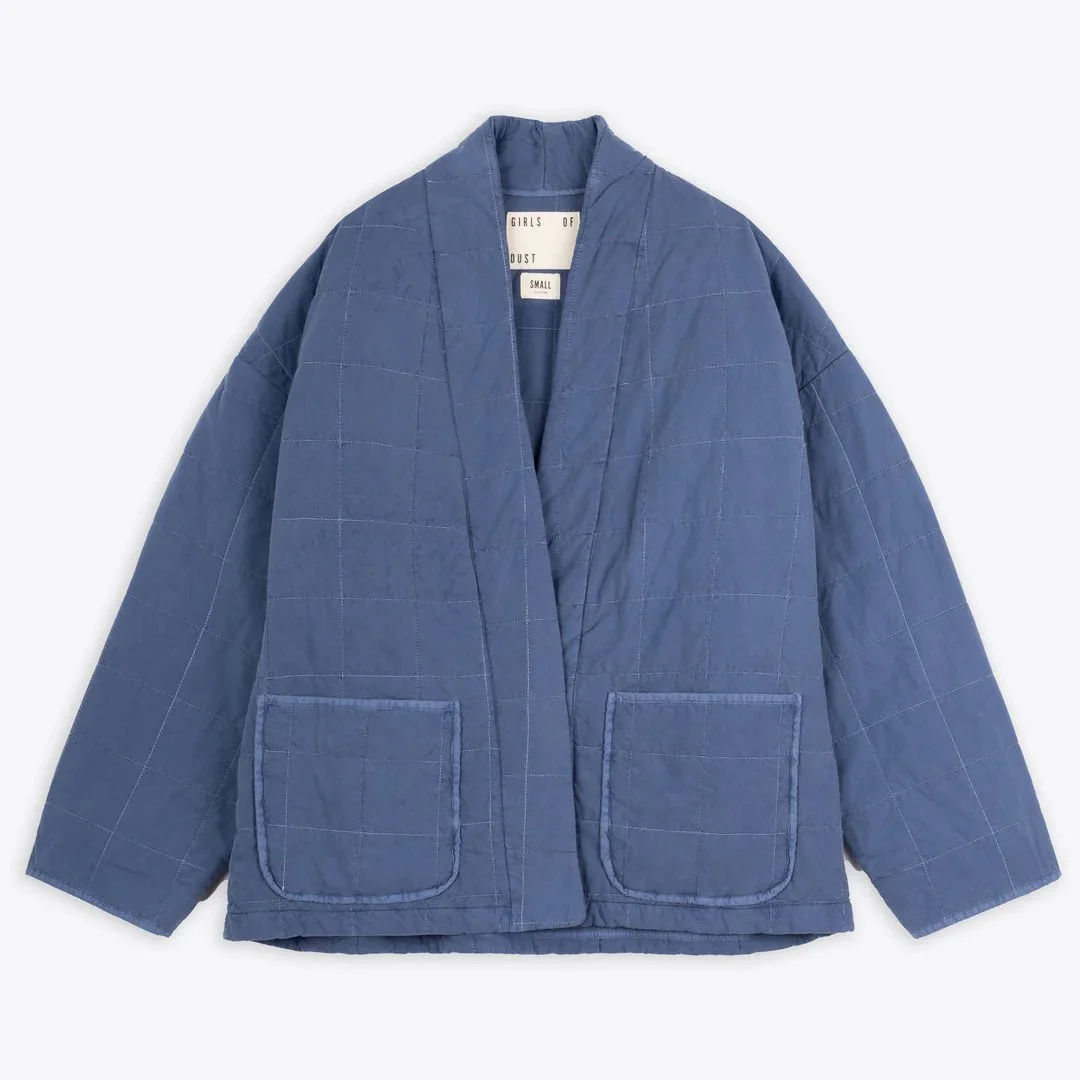 Eat Dust Edo Jacket Cotton Quilt Infinity Blue — Aggregate