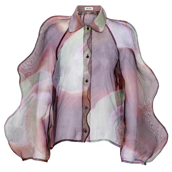 トップス Henrik Vibskov sheer tops Henrik Vibskov | Tops | Henrik Vibskov Sheer Mesh Floral