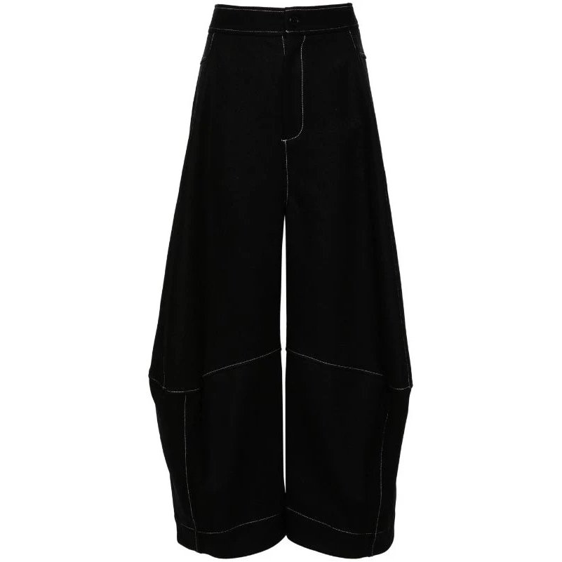 Henrik Vibskov Dusk Wool Pants Black — Aggregate Supply