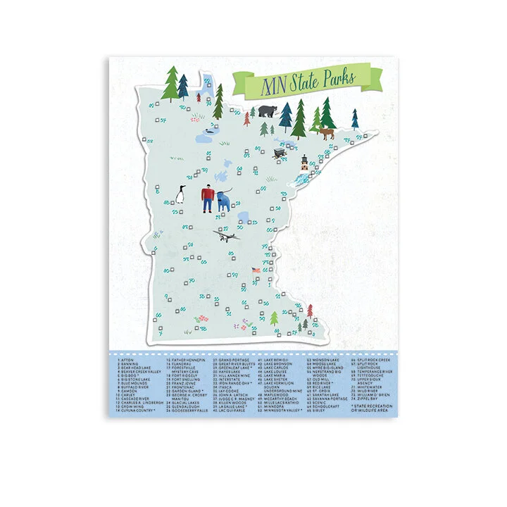 Mn State Parks Map Products — Uupp