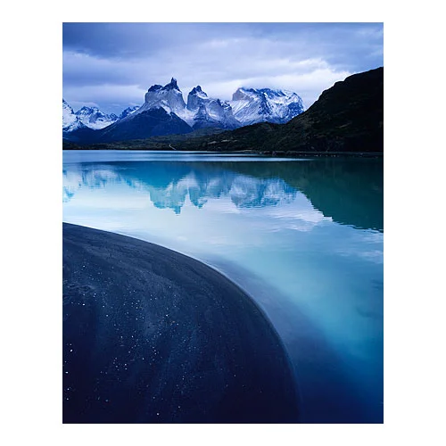 潘恩地块,拍摄自Lago Pehoe,托雷斯·德尔·潘恩,2009年。