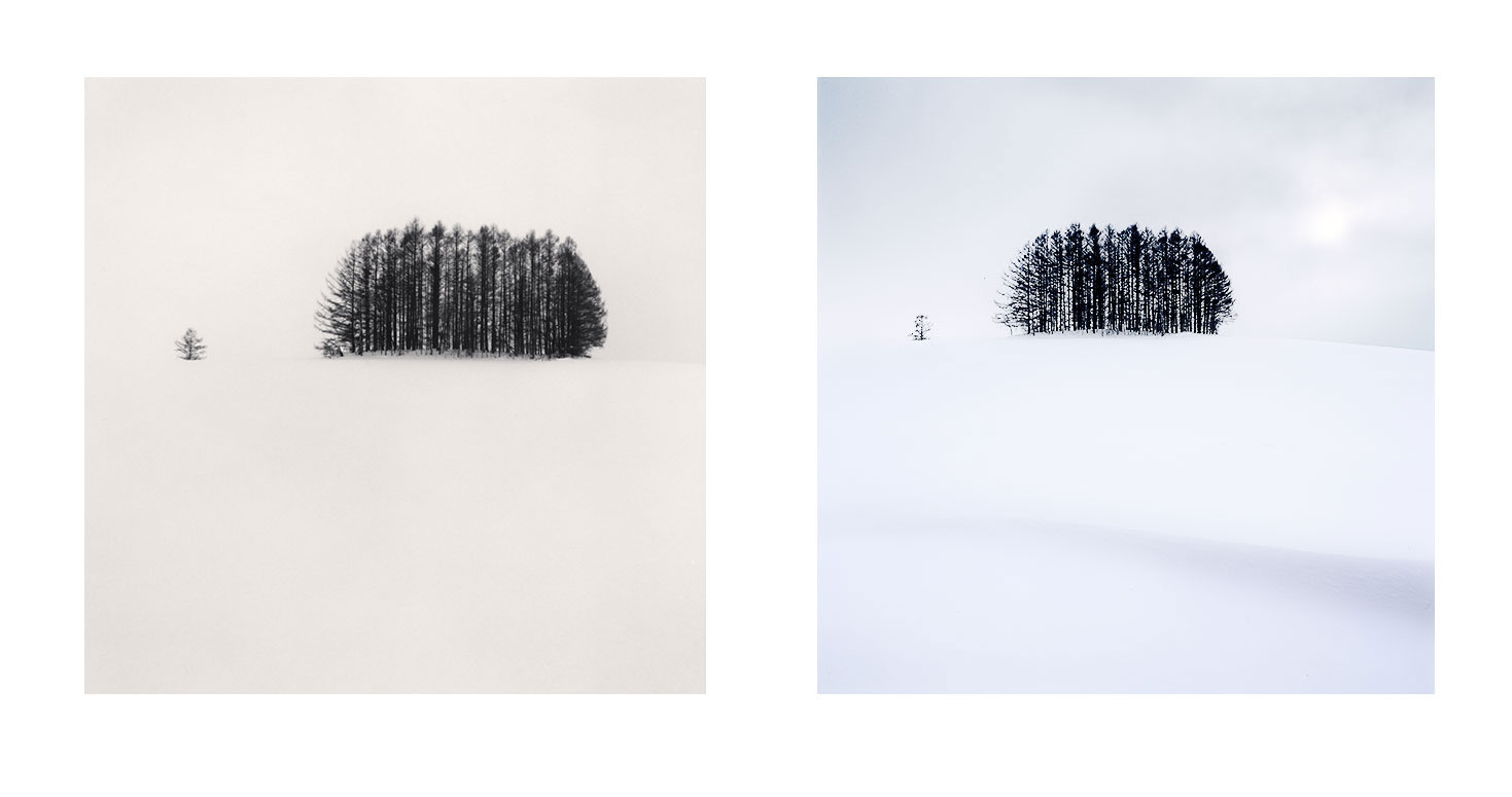 左图:©Michael Kenna 2007右图:©Bruce Percy 2017即使是现在,我仍然跟随着我的一位英雄的脚步。
