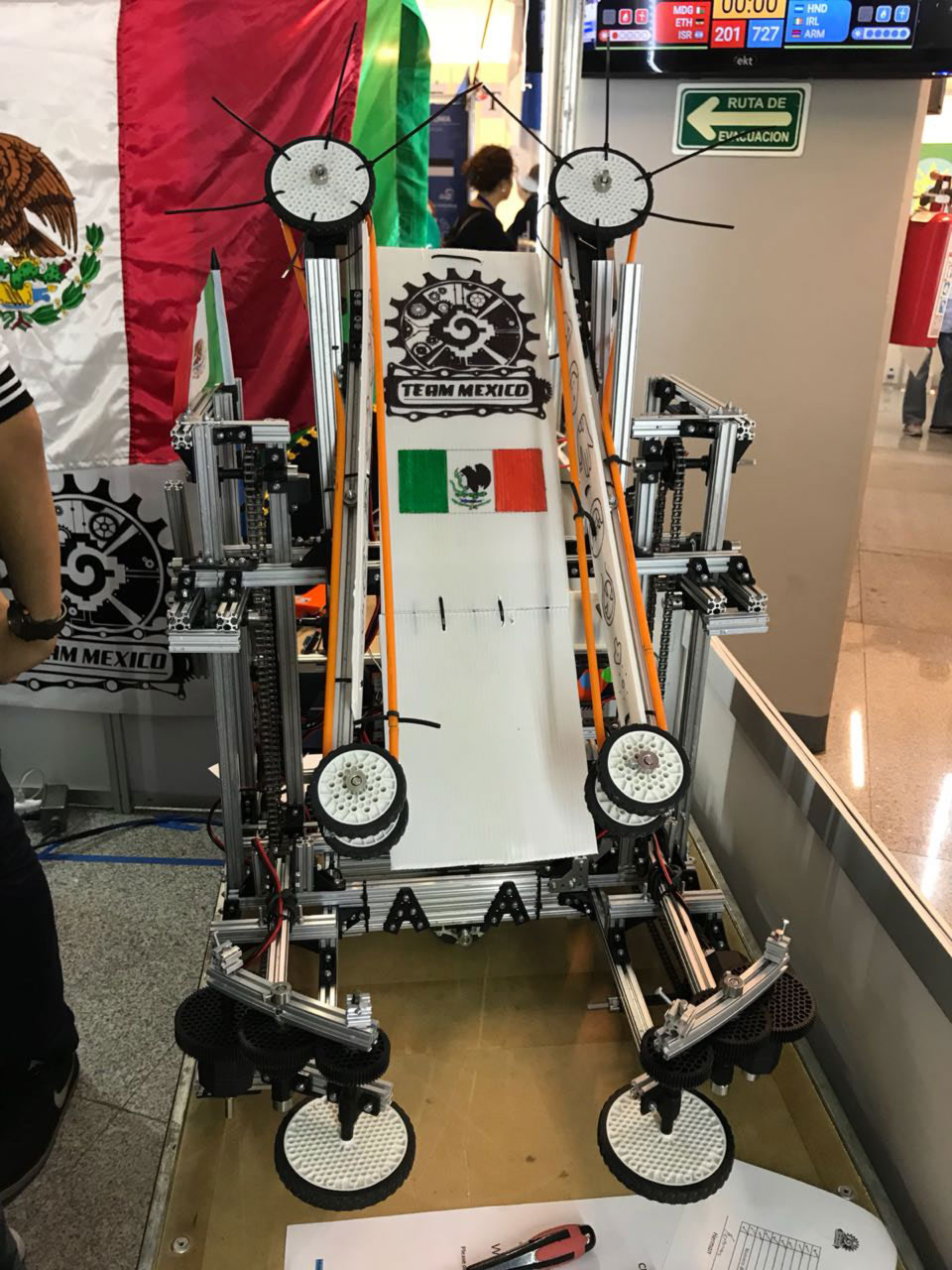Robot Mu’k’a’an, del equipo del Tec de Monterrey.