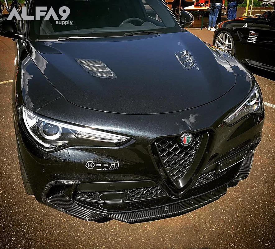 Full Hood & Fender + Mirror Kit | ALFA ROMEO STELVIO 2020 Full Hood & Fender + Mirror Kit | ALFA ROMEO STELVIO 2020