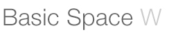 Basic Space W