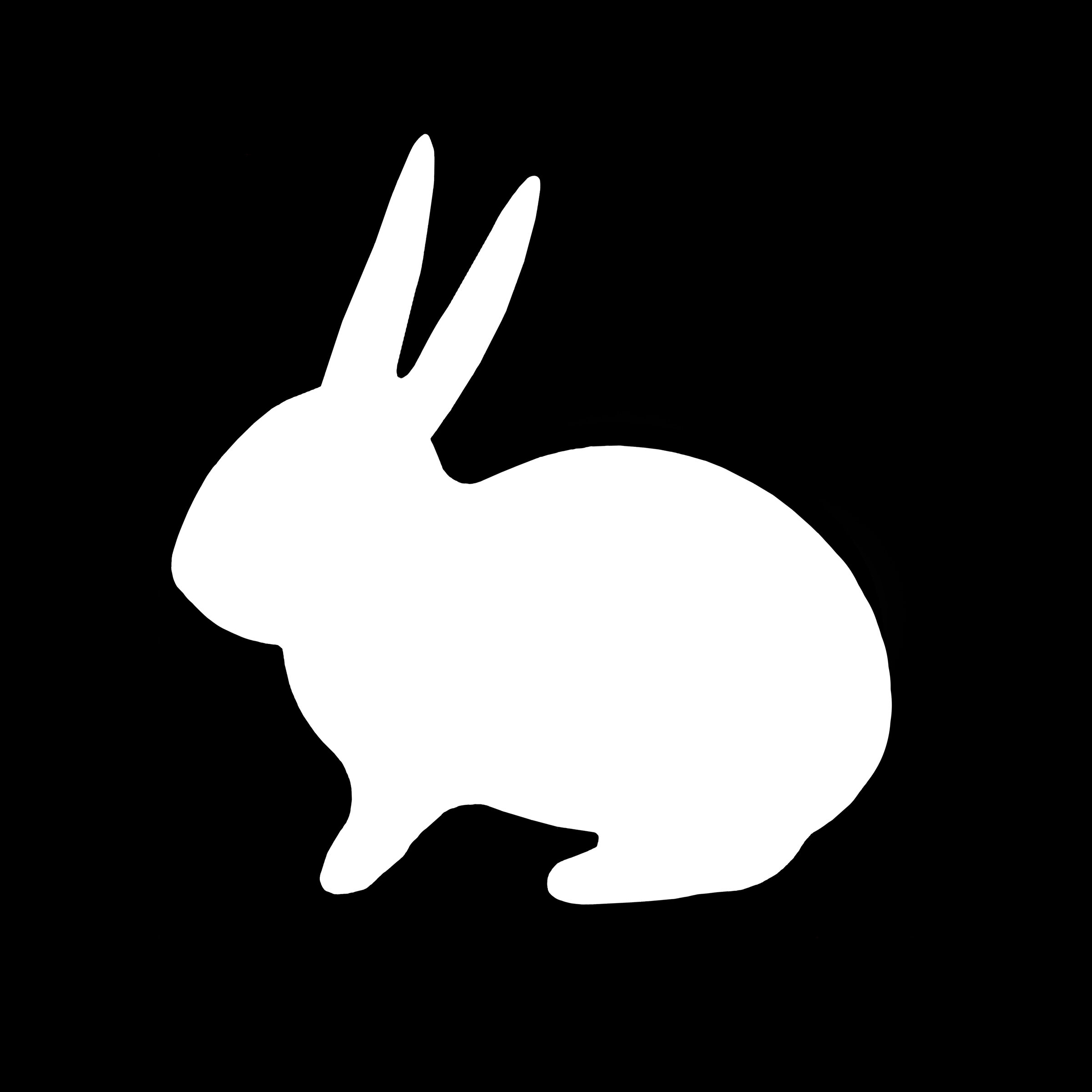 White Rabbit All-Weather Sticker — The White Rabbit Cabaret