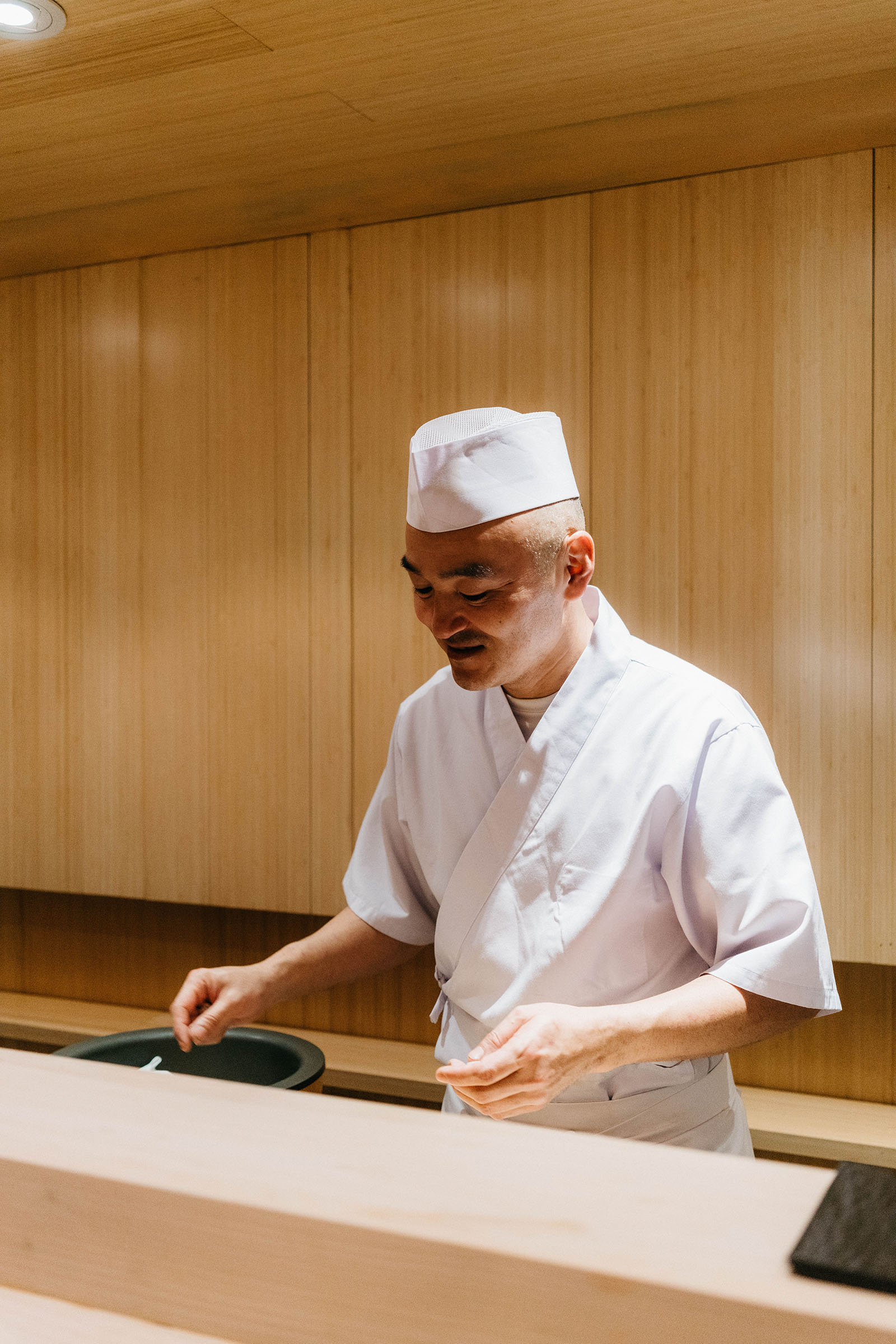 厨师Tatsuya Sekiguchi.