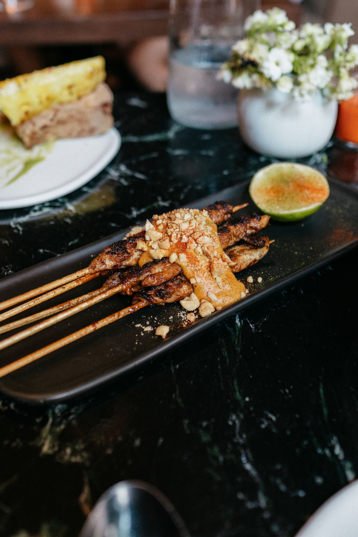 鸡肉沙爹
