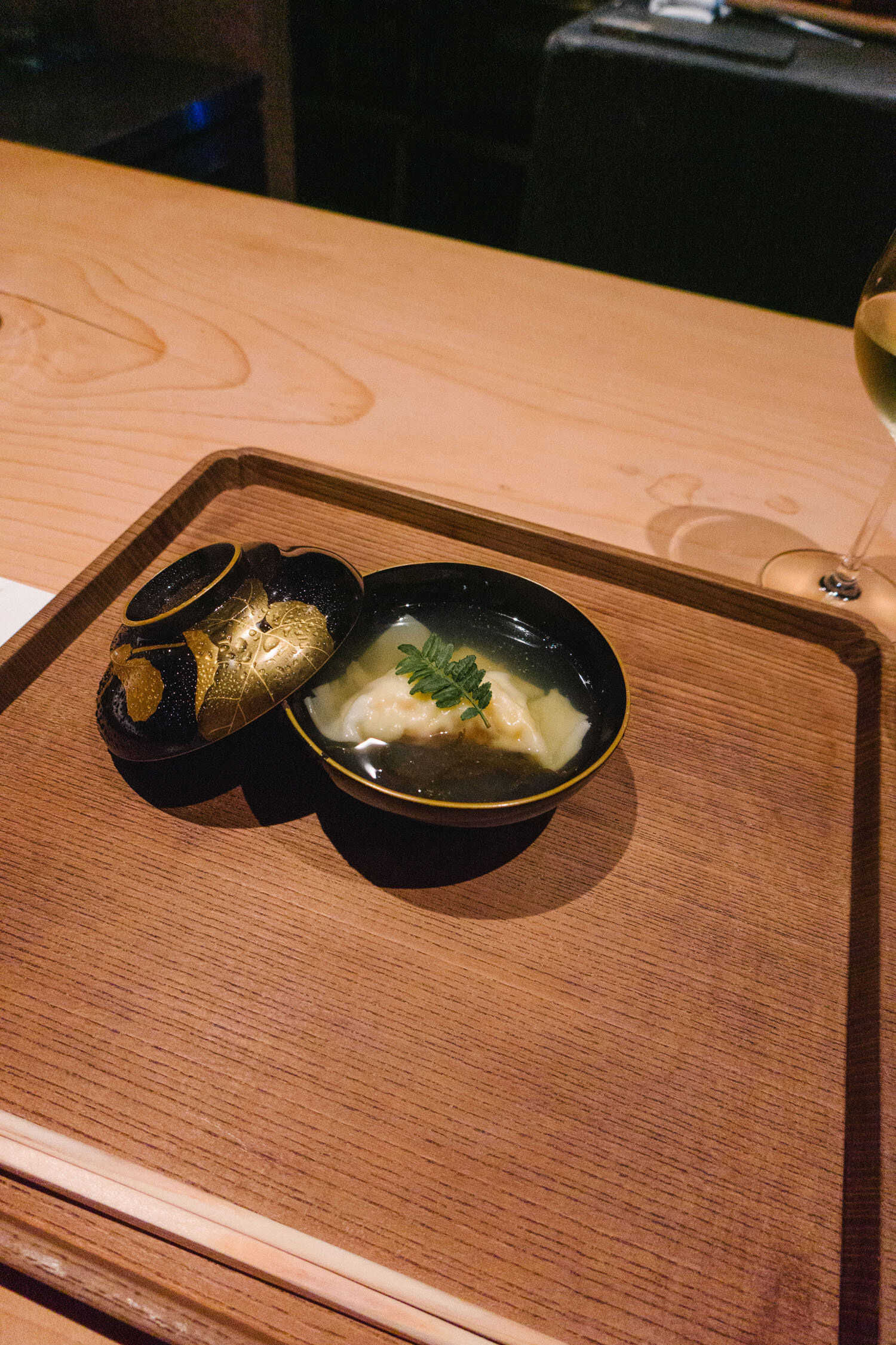 欧南(阿拉斯加王蟹肉汤,岩虾馄饨,Kinome)