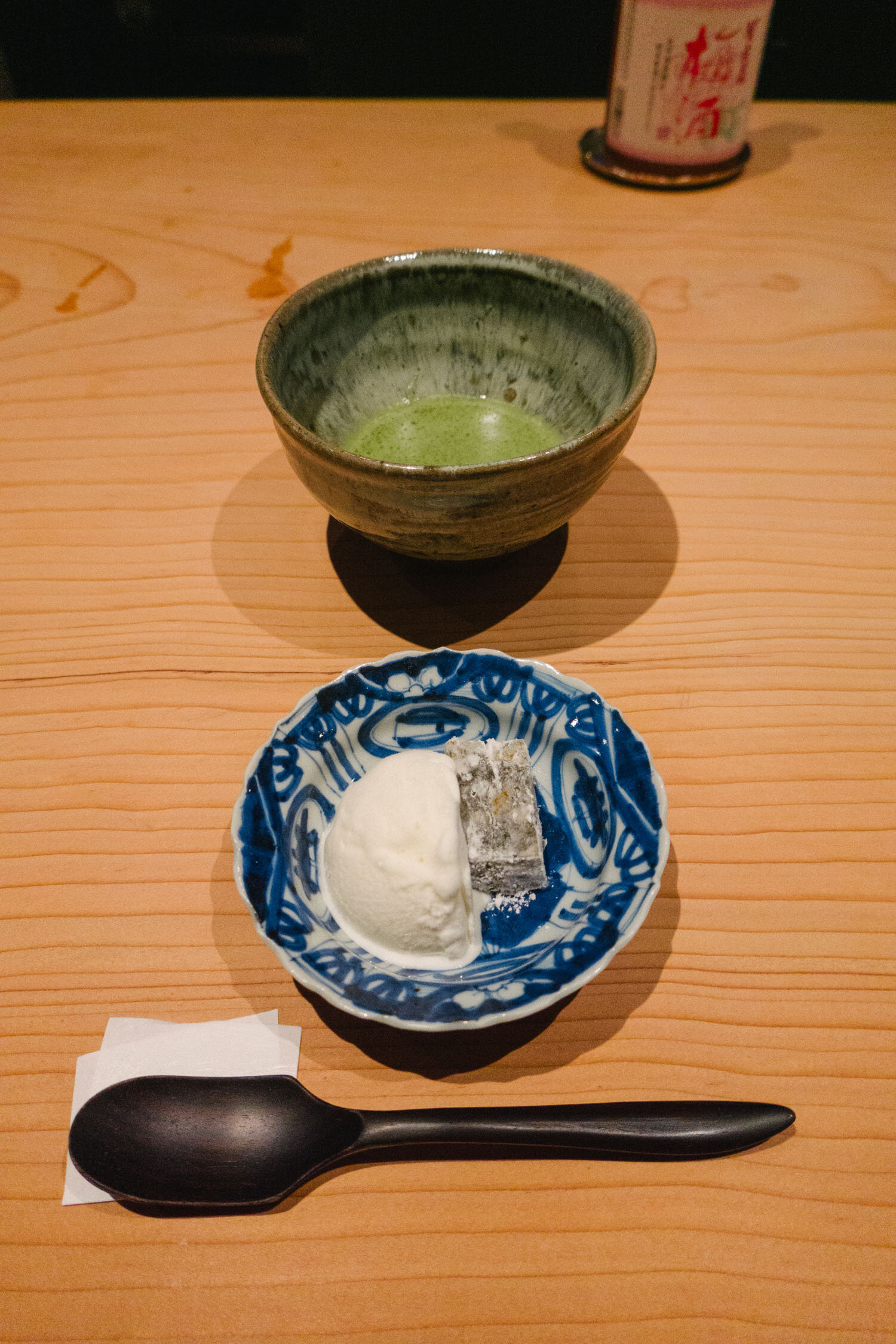 ohba kuzu-yaki,湖泊kasu冰淇淋&抹茶绿茶