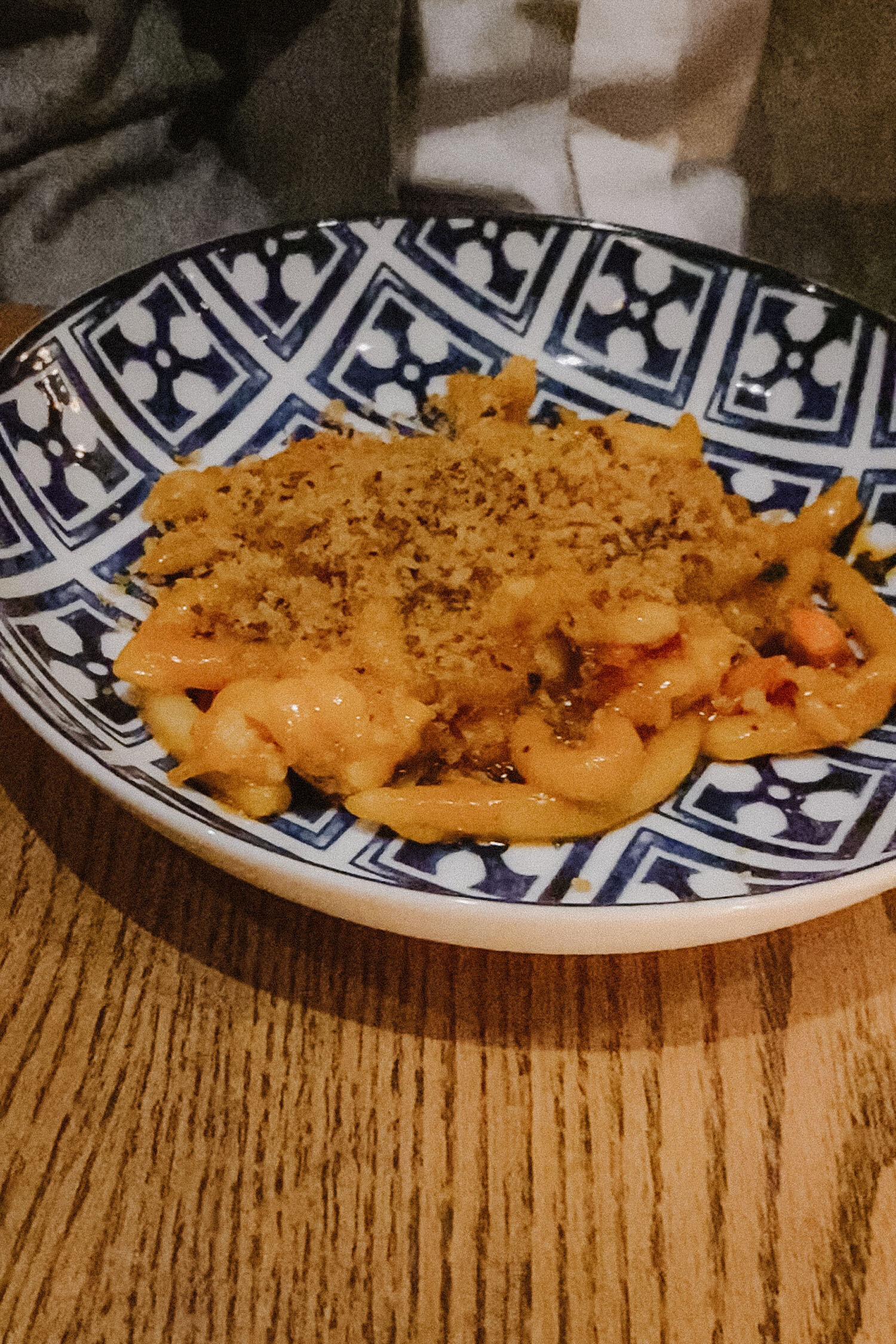Strozzapreti(来自艾米利亚的西红柿酱与岩石虾& basil)