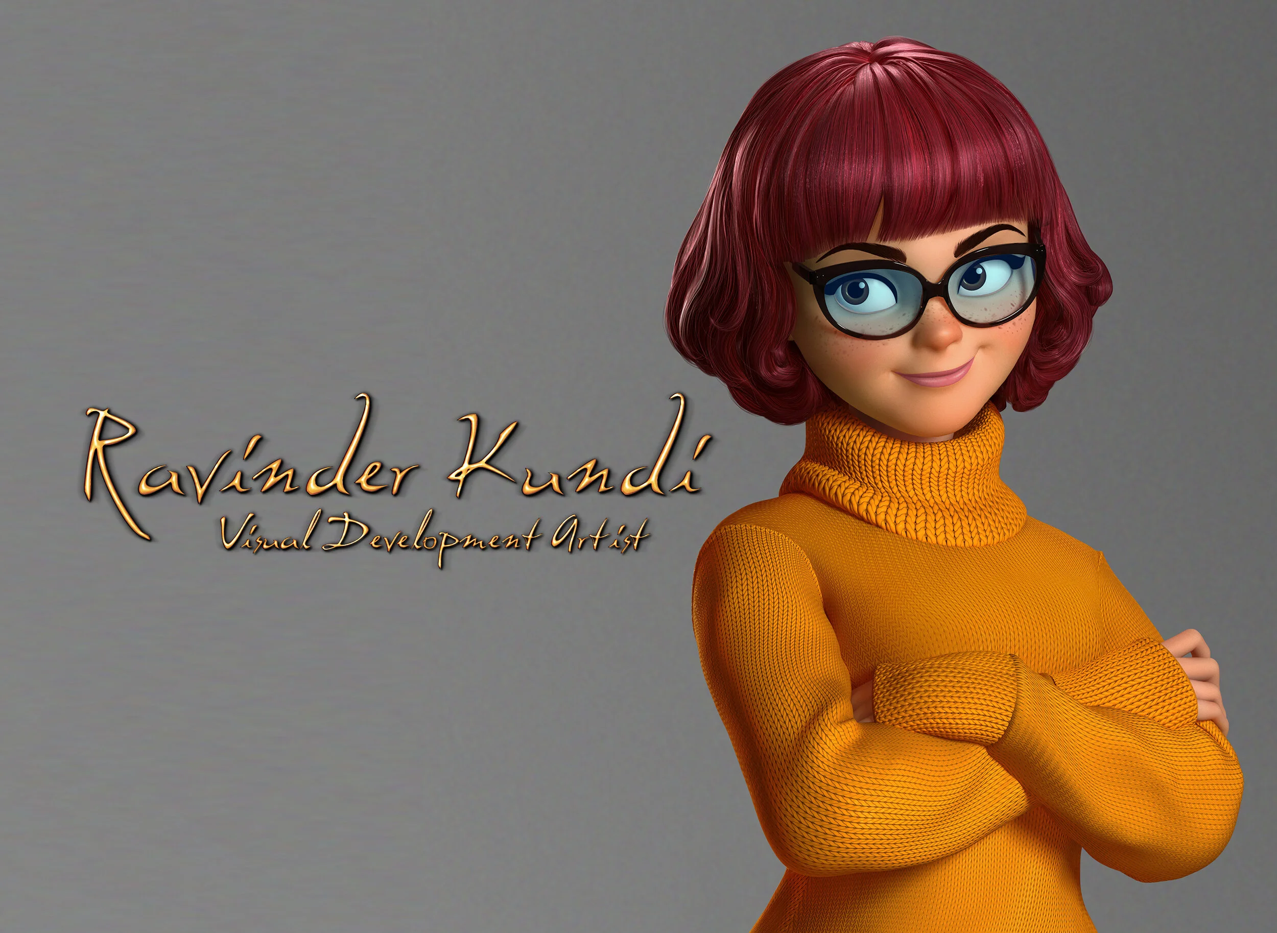 Scoob Velma Dinkley Sweater Gina Rodriguez Orange Sweater
