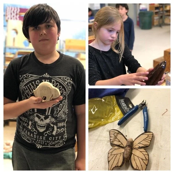 The Randal Kids Woodcarving class did some great work this session. Wonderful attention to detail.