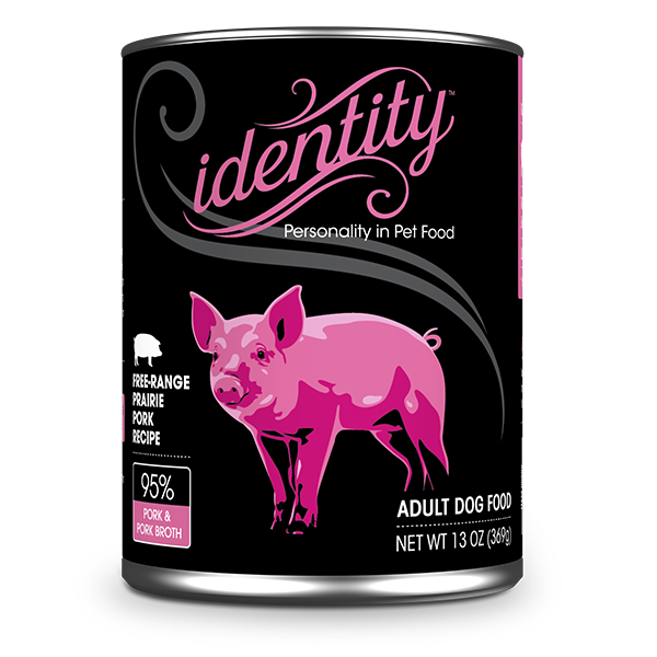 Identity Free Range Prairie Pork Dog Can 13oz — Jeffrey's Natural Pet Foods