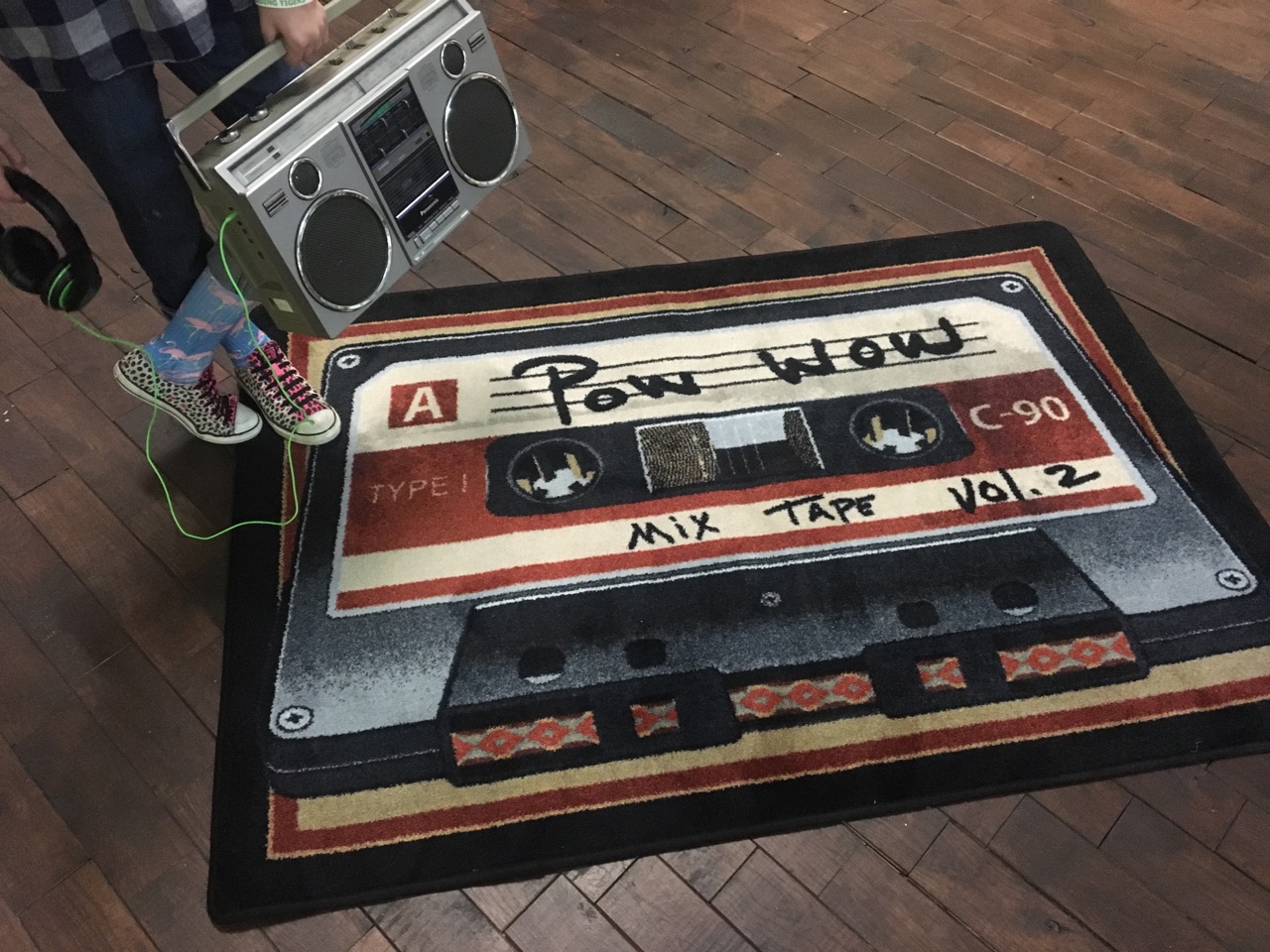Personalized Classic Cassette Rug, 90s Rug, Tape Rug, Retro Design