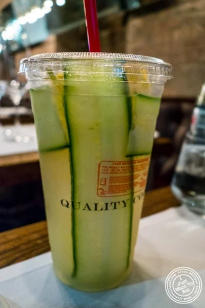 柠檬水at. 优质肉类牛排馆,纽约,纽约