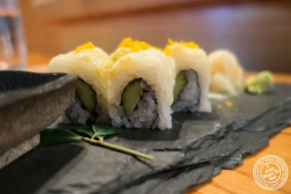 Oshinko roll at 纽约,纽约的En Japanese Brasserie