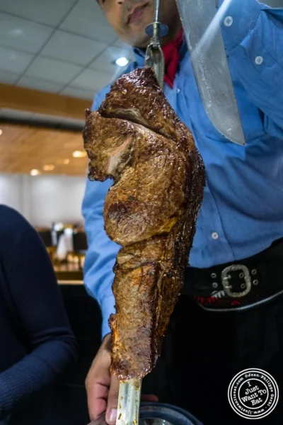 Top Sirloin at Fogo de Chao在圣保罗,巴西