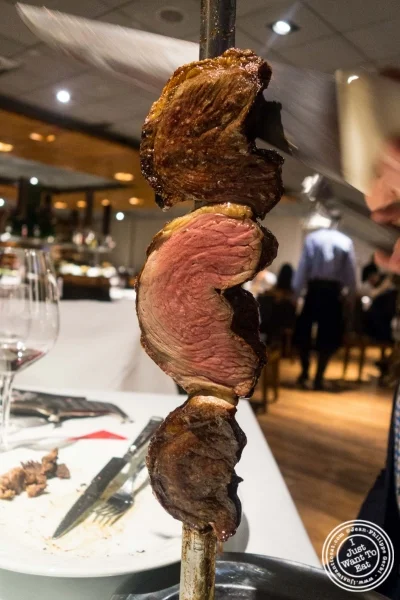 顶部牛腩 at Fogo de Chao在圣保罗,巴西