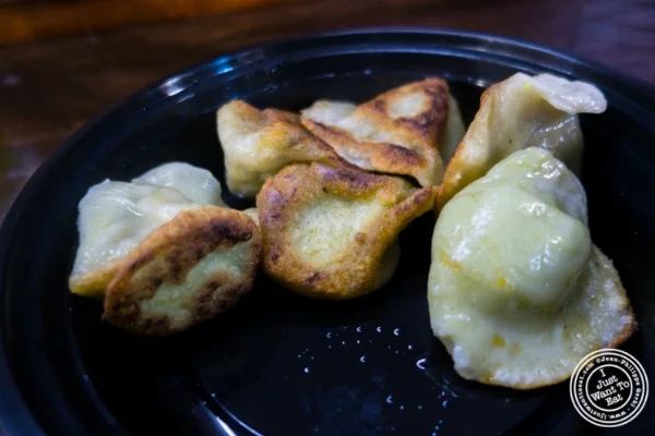 素食饺子  Lo Fatt Chow,健康的中国菜,在霍博肯,NJ