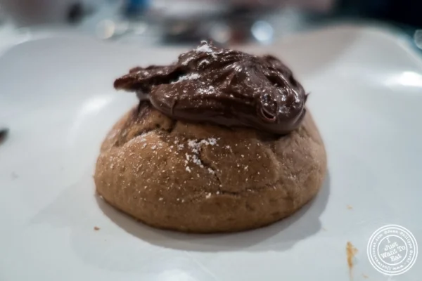 Nutella饼干at. Moda Espresso和纽约的酒吧,纽约