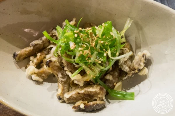 蘑菇天麸罗 at Mokbar,韩国拉面在切尔西市场 