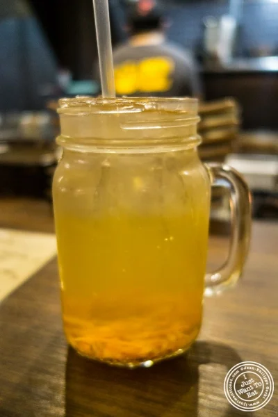 柑橘茶at. Mokbar,韩国拉面在切尔西市场 