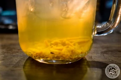 柑橘茶at. Mokbar,韩国拉面在切尔西市场 