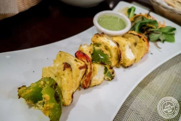 Paneer Shashlik at.  East,Nyc,纽约市中心的印度餐厅