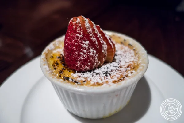 Cremebrûlée. at Ponty Bistro在纽约,纽约