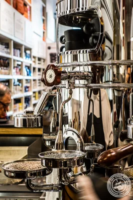Caffe Vergnano的义式咖啡机, 纽约州纽约市的Eataly