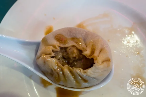 汤饺子 at 乔在唐人街,纽约,纽约州的姜
