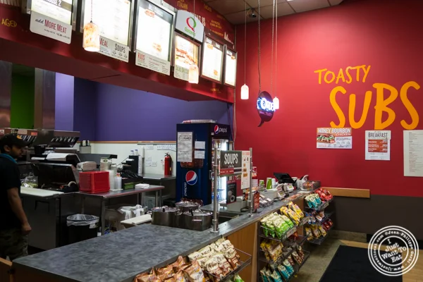 Quiznos潜艇in NYC, Ne w York
