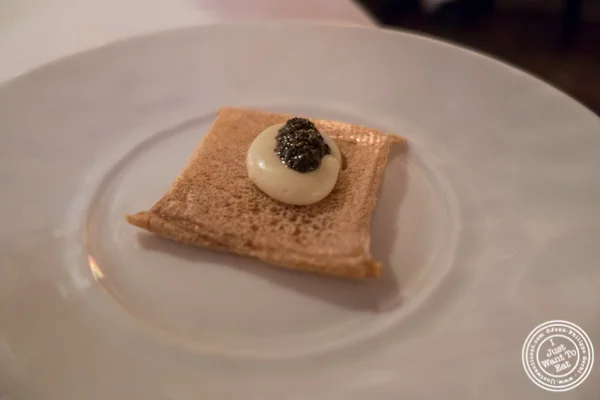 冷藏番茄库里斯  Bouley在Tribeca,纽约,纽约