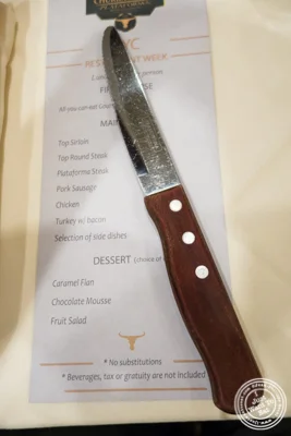 餐厅周菜单在Churlascaria plataforma在中国体育网直播,中国体育网直播