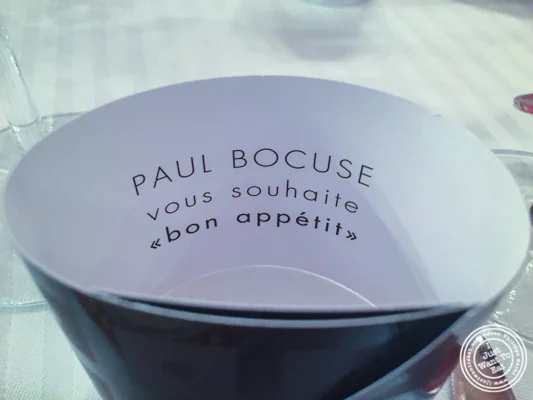 Bocuse artifact at L'Auberge du Pont de Condongesof Paul Bocuse in France